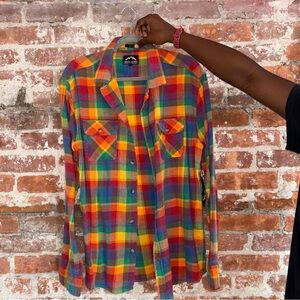 Rainbow Flannel